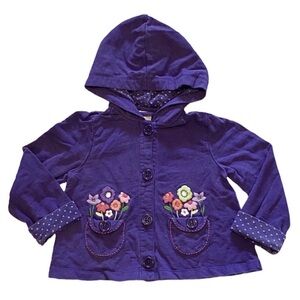 Gymboree floral embroidered jacket 2T-3T